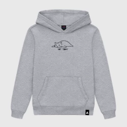 Женская толстовка хлопок Кот не сегодня