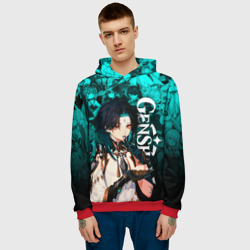 Мужская толстовка 3D Genshin Impact Xiao Геншин Импакт Сяо - фото 2