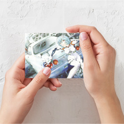 Поздравительная открытка Rei Ayanami Evangelion - фото 2