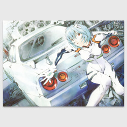 Поздравительная открытка Rei Ayanami Evangelion