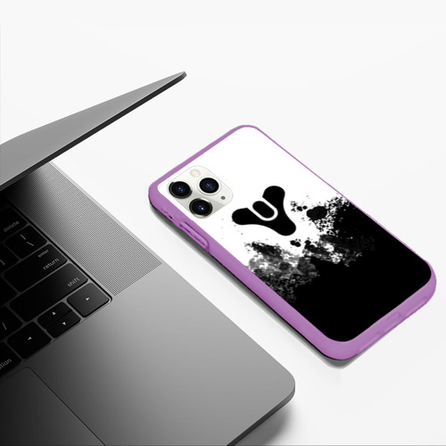Чехол для iPhone 11 Pro Max матовый Дестени за гранью Света, цвет фиолетовый - фото 5
