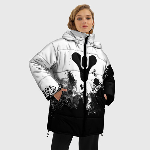 Женская зимняя куртка Oversize Дестени за гранью Света, цвет красный - фото 3