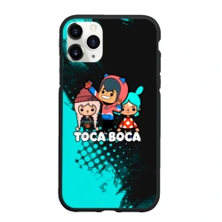 Чехол для iPhone 11 Pro Max матовый Toca Boca Рита и Леон