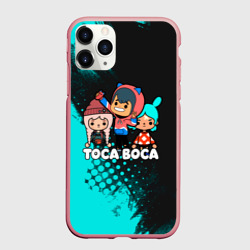 Чехол для iPhone 11 Pro Max матовый Toca Boca Рита и Леон