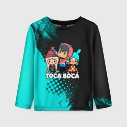 Детский лонгслив 3D Toca Boca Рита и Леон