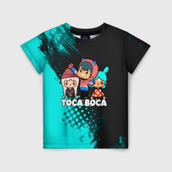 Детская футболка 3D Toca Boca Рита и Леон