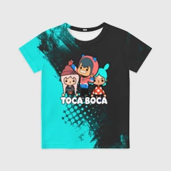 Детская футболка 3D Toca Boca Рита и Леон