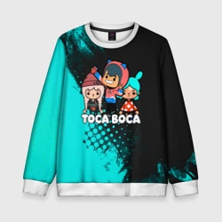 Детский свитшот 3D Toca Boca Рита и Леон