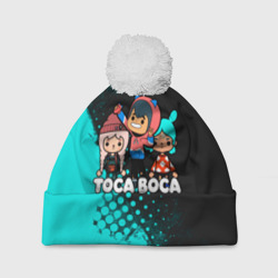 Шапка 3D c помпоном Toca Boca Рита и Леон