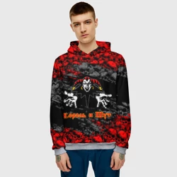 Мужская толстовка 3D Король и Шут русский рок - фото 2