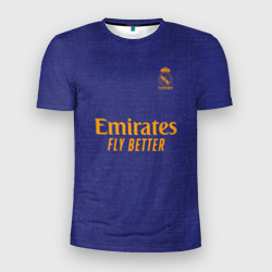 Мужская футболка 3D Slim Real Madrid Benzema 9 Viola Theme