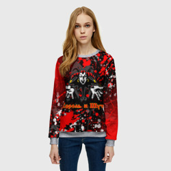 Женский свитшот 3D КОРОЛЬ И ШУТ / РУССКИЙ РОК / GRUNGE - фото 2