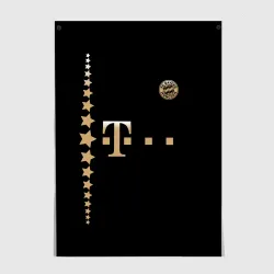 Постер Bayern Lewandowski Black Theme