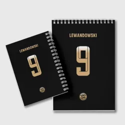 Блокнот Bayern Lewandowski Black Theme - фото 2