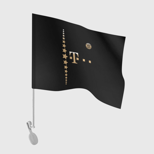 Флаг для автомобиля Bayern Lewandowski Black Theme