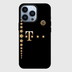 Чехол для iPhone 13 Pro Bayern Lewandowski Black Theme