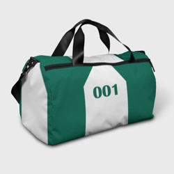 Сумка спортивная 3D Как в Игре в Кальмара. Форма игрока 001 Дед, О Иль-нам