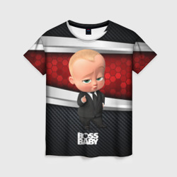 Boss kid – Женская футболка 3D с принтом купить со скидкой в -26%