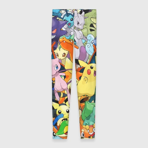 Леггинсы 3D Аниме, Покемоны все персонажи Pokemon