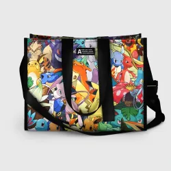 Сумка-шоппер 3D Аниме, Покемоны все персонажи Pokemon