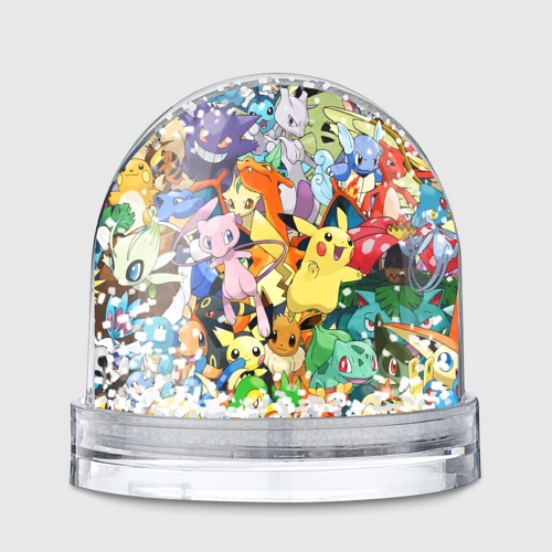 Игрушка Снежный шар Аниме, Покемоны все персонажи Pokemon