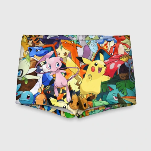 Детские купальные плавки 3D Аниме, Покемоны все персонажи Pokemon