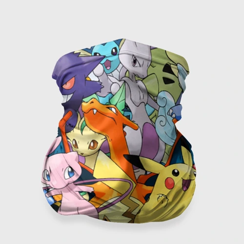 Бандана-труба 3D Аниме, Покемоны все персонажи Pokemon