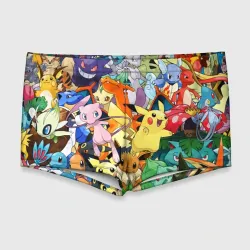 Мужские купальные плавки 3D Аниме, Покемоны все персонажи Pokemon