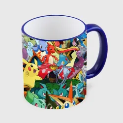 Кружка с полной запечаткой Аниме, Покемоны все персонажи Pokemon