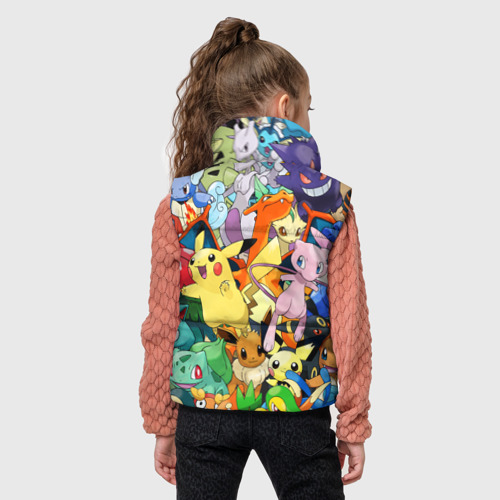 Детский жилет утепленный 3D Аниме, Покемоны все персонажи Pokemon - фото 4