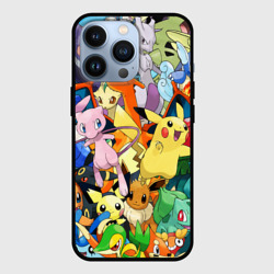 Чехол для iPhone 13 Pro Аниме, Покемоны все персонажи Pokemon