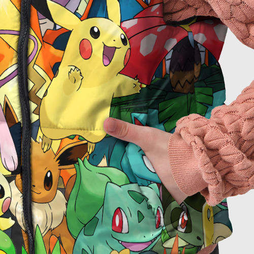 Детский жилет утепленный 3D Аниме, Покемоны все персонажи Pokemon - фото 6