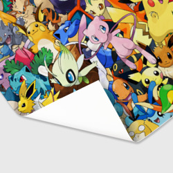 Бумага для упаковки 3D Аниме, Покемоны все персонажи Pokemon - фото 2