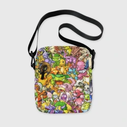 Сумка через плечо 3D Покемоны в пикселях pixel Pokemon