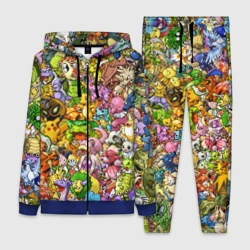 Женский костюм 3D Покемоны в пикселях pixel Pokemon