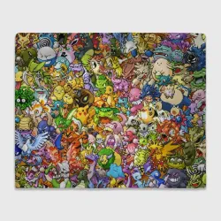 Плед 3D Покемоны в пикселях pixel Pokemon