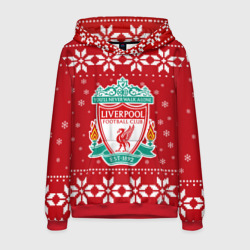 Мужская толстовка 3D Ливерпуль Новогодний