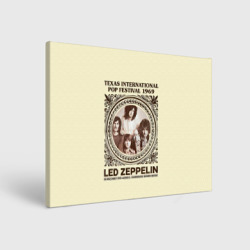 Холст прямоугольный Led Zeppelin - Texas International Pop Festival 1969