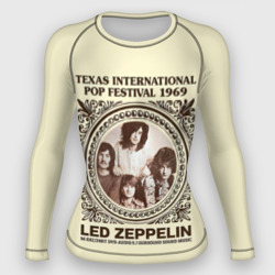 Женский рашгард 3D Led Zeppelin - Texas International Pop Festival 1969