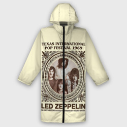 Женский дождевик 3D Led Zeppelin - Texas International Pop Festival 1969