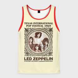 Мужская майка 3D Led Zeppelin - Texas International Pop Festival 1969