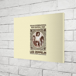Холст прямоугольный Led Zeppelin - Texas International Pop Festival 1969 - фото 2