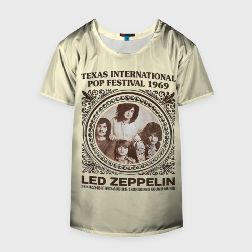 Накидка на куртку 3D Led Zeppelin - Texas International Pop Festival 1969, цвет 3D печать - фото 4