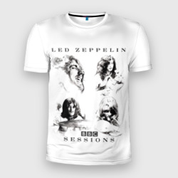 Мужская футболка 3D Slim BBC Sessions - Led Zeppelin