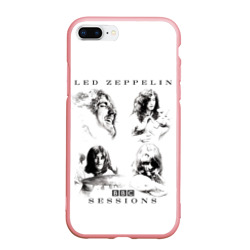 Чехол для iPhone 7Plus/8 Plus матовый BBC Sessions - Led Zeppelin