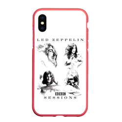 Чехол для iPhone XS Max матовый BBC Sessions - Led Zeppelin