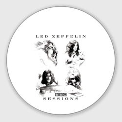 Круглый коврик для мышки BBC Sessions - Led Zeppelin