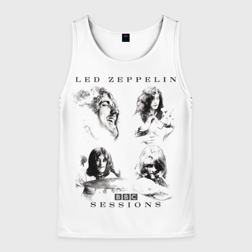 Мужская майка 3D BBC Sessions - Led Zeppelin, цвет 3D печать