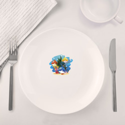 Набор: тарелка + кружка Три весёлых подружки - фото 2