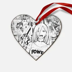 Деревянная игрушка Сердце Power - Chainsaw-Man